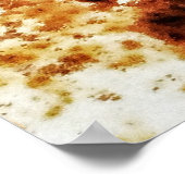 Rostrot Poster (Ecke)