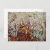 Rostrot Postkarte (Vorne/Hinten)