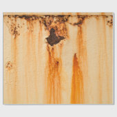 Rostschaden aus Metall, rostfreie Hintergrundgrafi Geschenkpapier (Flach)