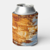 Roststahlblech, texturierter Hintergrund. Dosenkühler (Kanne Vorderseite)