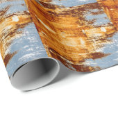 Roststahlblech, texturierter Hintergrund. Geschenkpapier (Rolleneckpunkt)