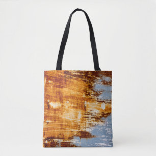 Roststahlblech, texturierter Hintergrund. Tasche