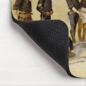 Röstung des Weihnachtsrindfleisches in einem Mousepad (Ecke)