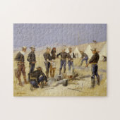 Röstung des Weihnachtsrindfleisches in einem Puzzle (Horizontal)