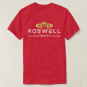 Roswell 1947 Flying Saucer Crash T-Shirt (Design vorne)