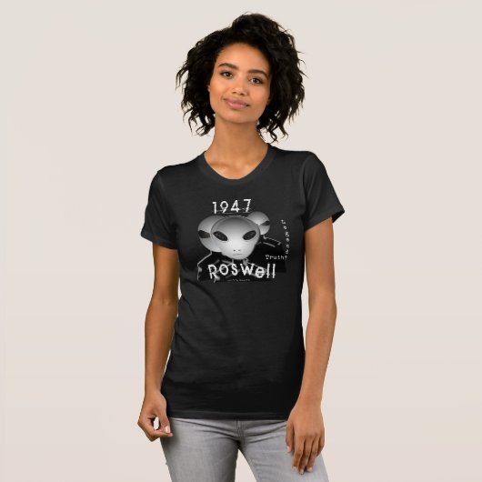 Roswell 1947-Legend oder Wahrheit? T-Shirt (Vorne ganz)