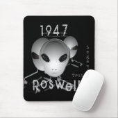 Roswell 1947 mousepad (Mit Mouse)