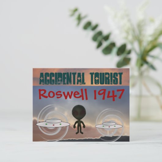 Roswell 1947 Postcard Postkarte (Stehend Vorderseite)