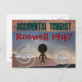 Roswell 1947 Postcard Postkarte (Vorne/Hinten)