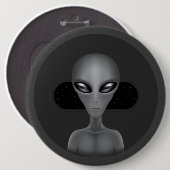 Roswell Alien Button (Vorne & Hinten)