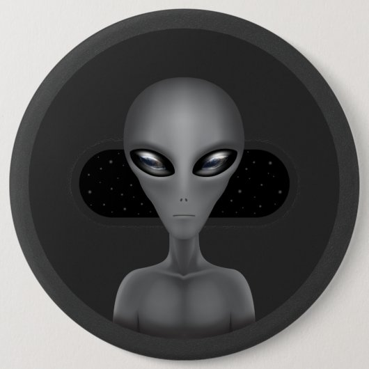 Roswell Alien Button (Vorderseite)