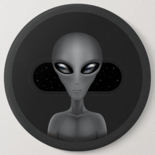 Roswell alien button