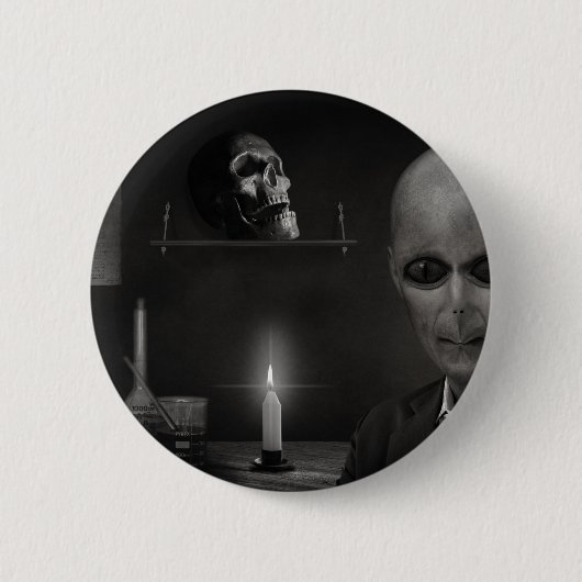Roswell Alien Button (Vorderseite)