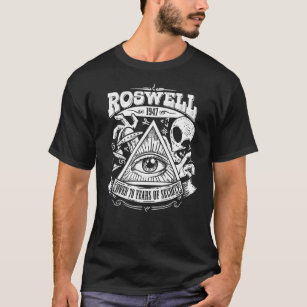 Roswell Alien Crash-Geschenk für einen alten Astro T-Shirt