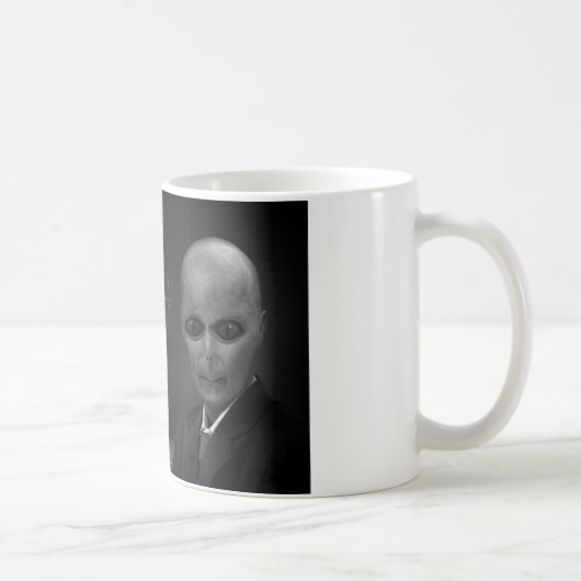 Roswell Alien Kaffeetasse (Rechts)