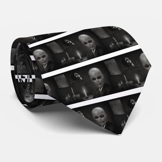 Roswell Alien Krawatte (Gerollt)