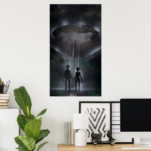 Roswell Alien Poster (Heimbüro)