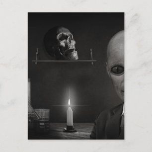 Roswell Alien Postkarte