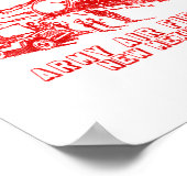 Roswell Army Air Field New Mexico  Poster (Ecke)