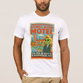 Roswell Außerirdischen Motel Retro Route 66 T-Shirt (Vorderseite)