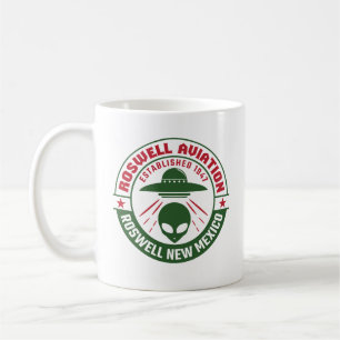 Roswell Aviation wurde 1947 gegründet Kaffeetasse