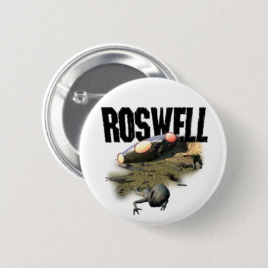 Roswell Button (Vorne & Hinten)