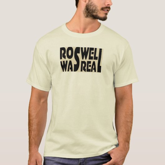 Roswell Crash des Raumschiffs Alien war echt T-Shirt (Vorderseite)