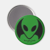 Roswell Crash, EST.1947 Magnet (Vorderseite/Rückseite)
