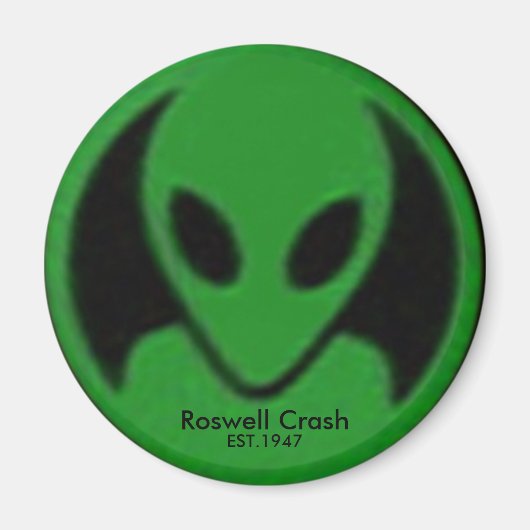 Roswell Crash, EST.1947 Magnet (Vorne)