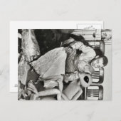 Roswell Crash Postkarte (Vorne/Hinten)