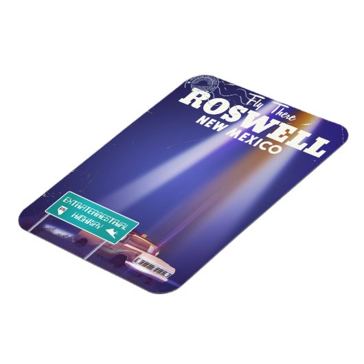 Roswell Extraterrestriale Highway-Poster Magnet (Linke Seite)