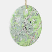Roswell Georgia Map (1992) Keramik Ornament (Rechts)