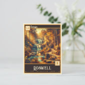 Roswell, Georgien | VINTAG Postkarte (Stehend Vorderseite)