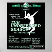 Roswell Jr. Hornets Unbesiegtes Saisonposter Poster (Vorne)