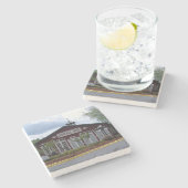 Roswell Mill, Roswell Georgia, Roswell Mill Steinuntersetzer (Seitenansicht)