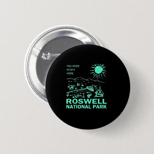 Roswell National Park New Mexico Button (Vorne & Hinten)
