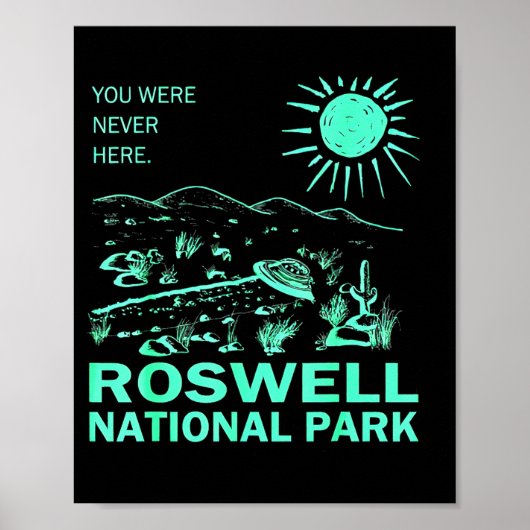 Roswell National Park New Mexico  Poster (Vorne)