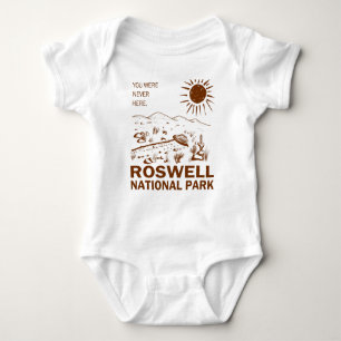 Roswell National Park UFO fliegende Untertasse Ali Baby Strampler