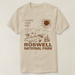 Roswell National Park UFO fliegende Untertasse Ali T-Shirt