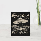 Roswell New Mexico 1947 Alien Abduction Ufo Crash Karte (Vorderseite)