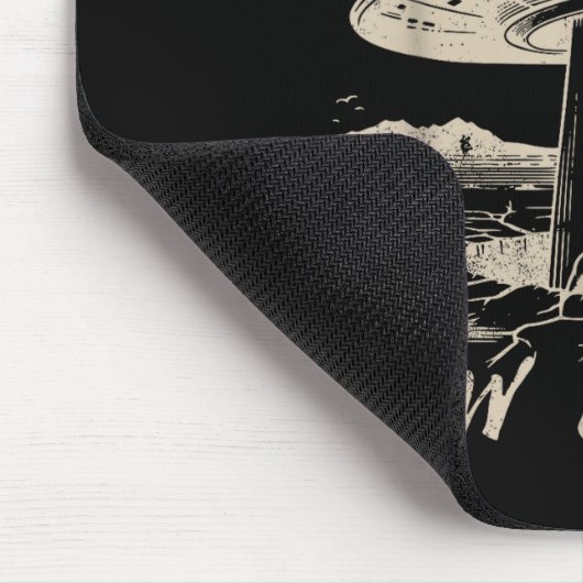 Roswell New Mexico 1947 Alien Abduction Ufo Crash Mousepad (Ecke)