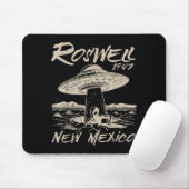 Roswell New Mexico 1947 Alien Abduction Ufo Crash Mousepad (Mit Mouse)