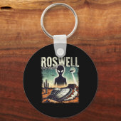 Roswell New Mexico 1947 Alien Abduction Ufo Crash Schlüsselanhänger (Vorderseite)
