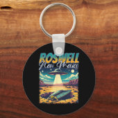Roswell New Mexico 1947 Alien Abduction Ufo Crash Schlüsselanhänger (Vorderseite)