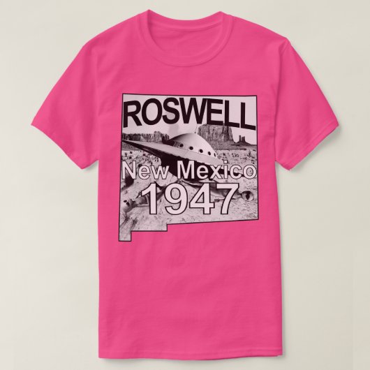 Roswell New Mexico 1947 T-Shirt (Design vorne)