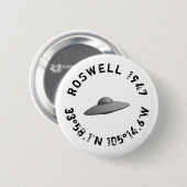 Roswell New Mexico Abzeichen Button (Vorne & Hinten)