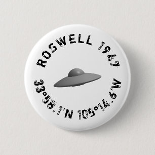 Roswell New Mexico Abzeichen Button