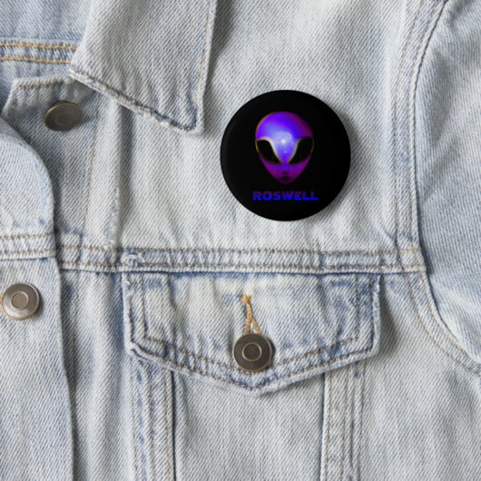 Roswell New Mexico Alien Button (Beispiel)