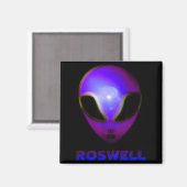 Roswell New Mexico Alien  Magnet (Vorderseite/Rückseite)