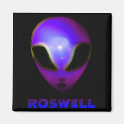 Roswell New Mexico Alien  Magnet (Vorne)